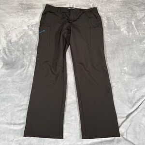 Amazon Luly Yang Uniform Utility Pants Mens Large 33” Loose Fit Black